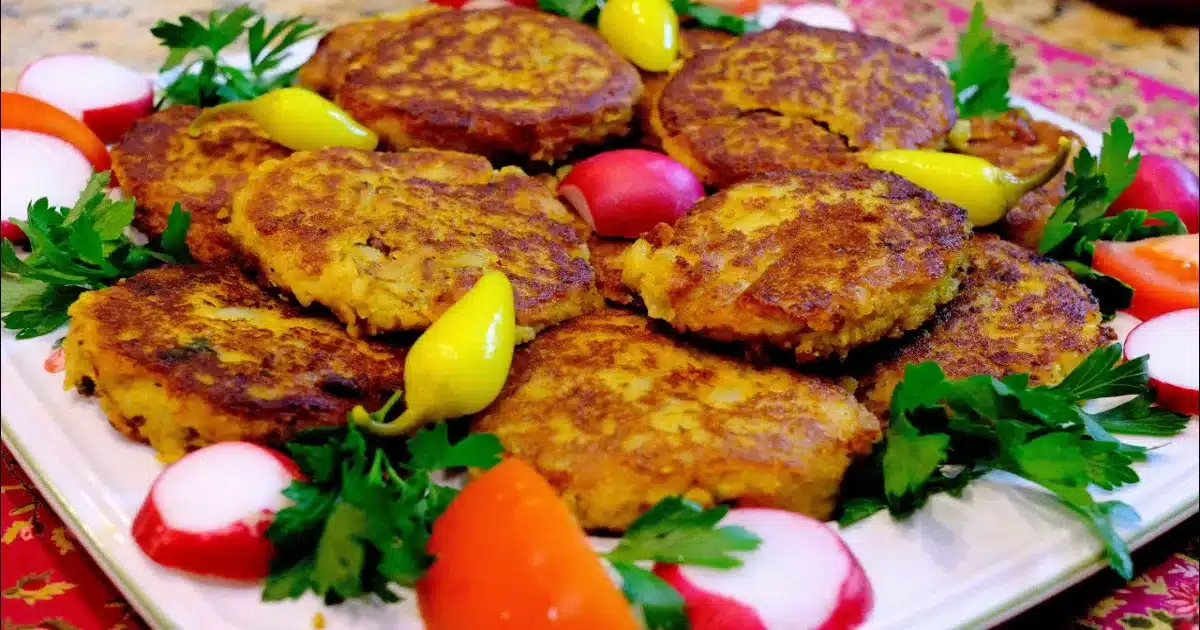 kookoo sib zamini potato patties